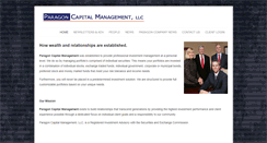 Desktop Screenshot of paragoncap.com