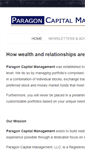 Mobile Screenshot of paragoncap.com